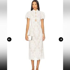 Revolve Emery Midi Dress Vintage Style